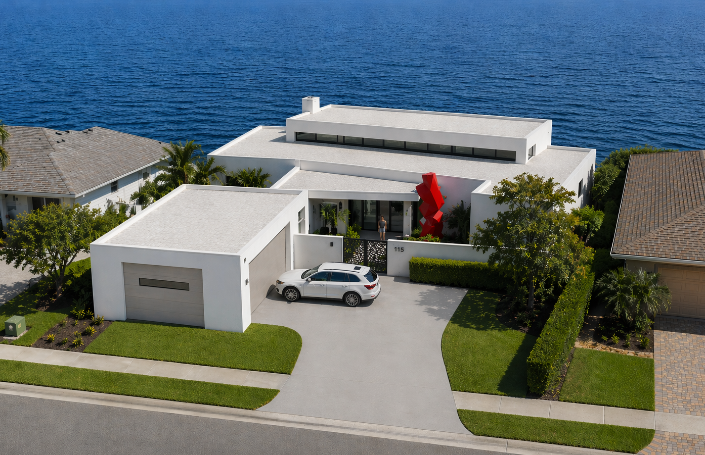 Lake Shore Courtyard Modern — 115 Lake Shore Dr E
